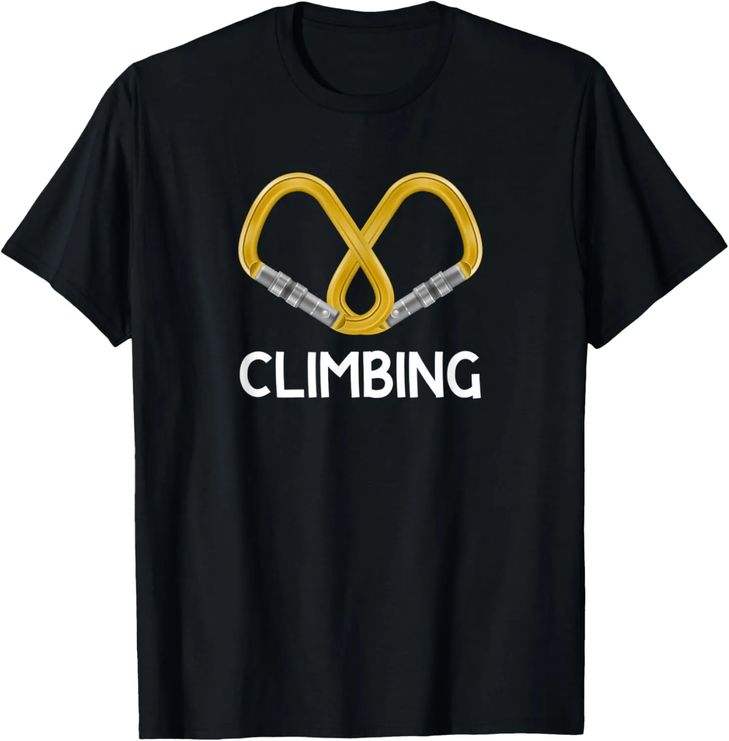 Climbing Mountaineering Alpine Carabiner Climbing T-Shirt