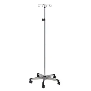 Clinton IV-354 , 4-Hook Iv Pole, 5-Leg