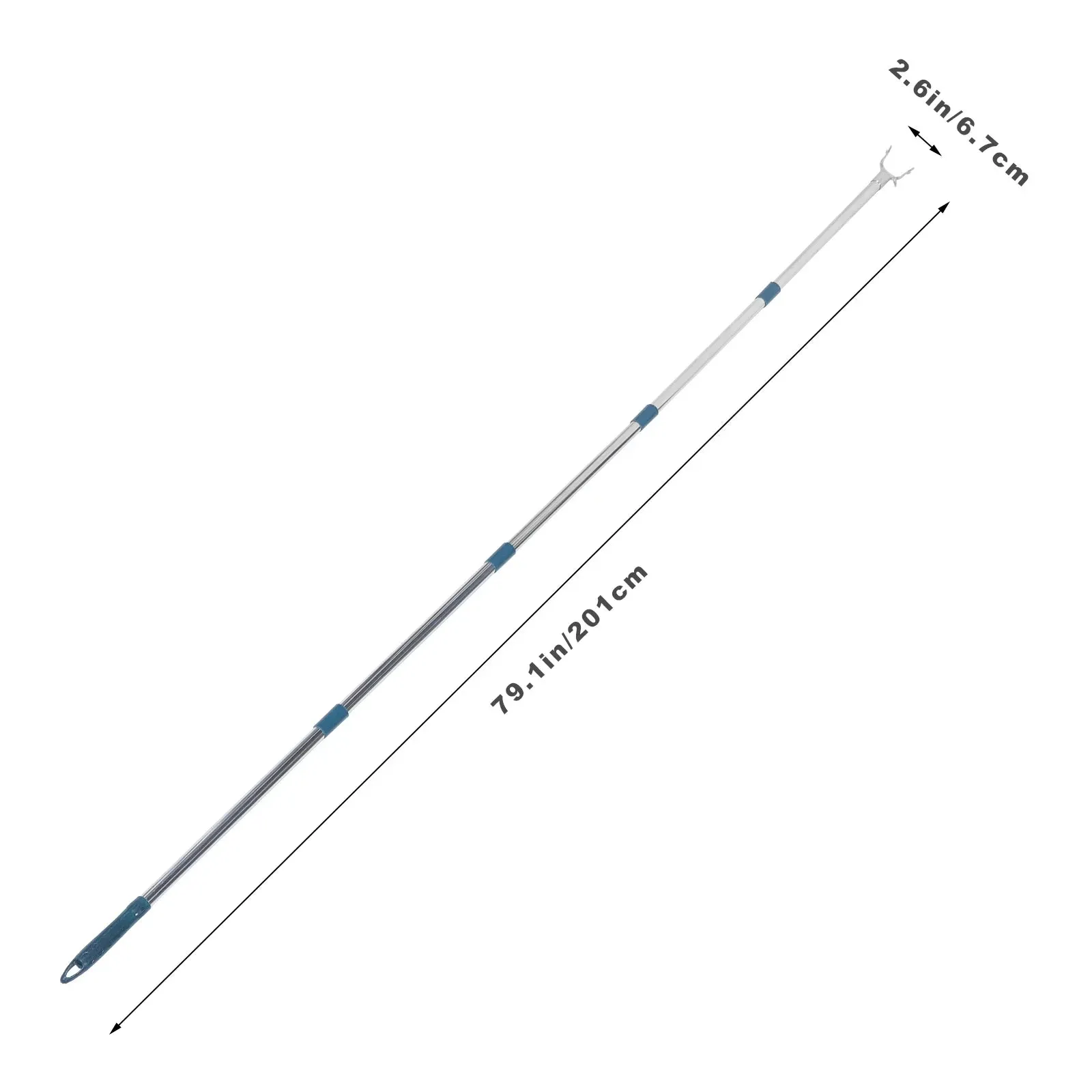 Clothes Rail Reach Rod Drying Supply Closet Pole Smart Curtains Adjustable Balcony Telescopic Coat Hangers Household