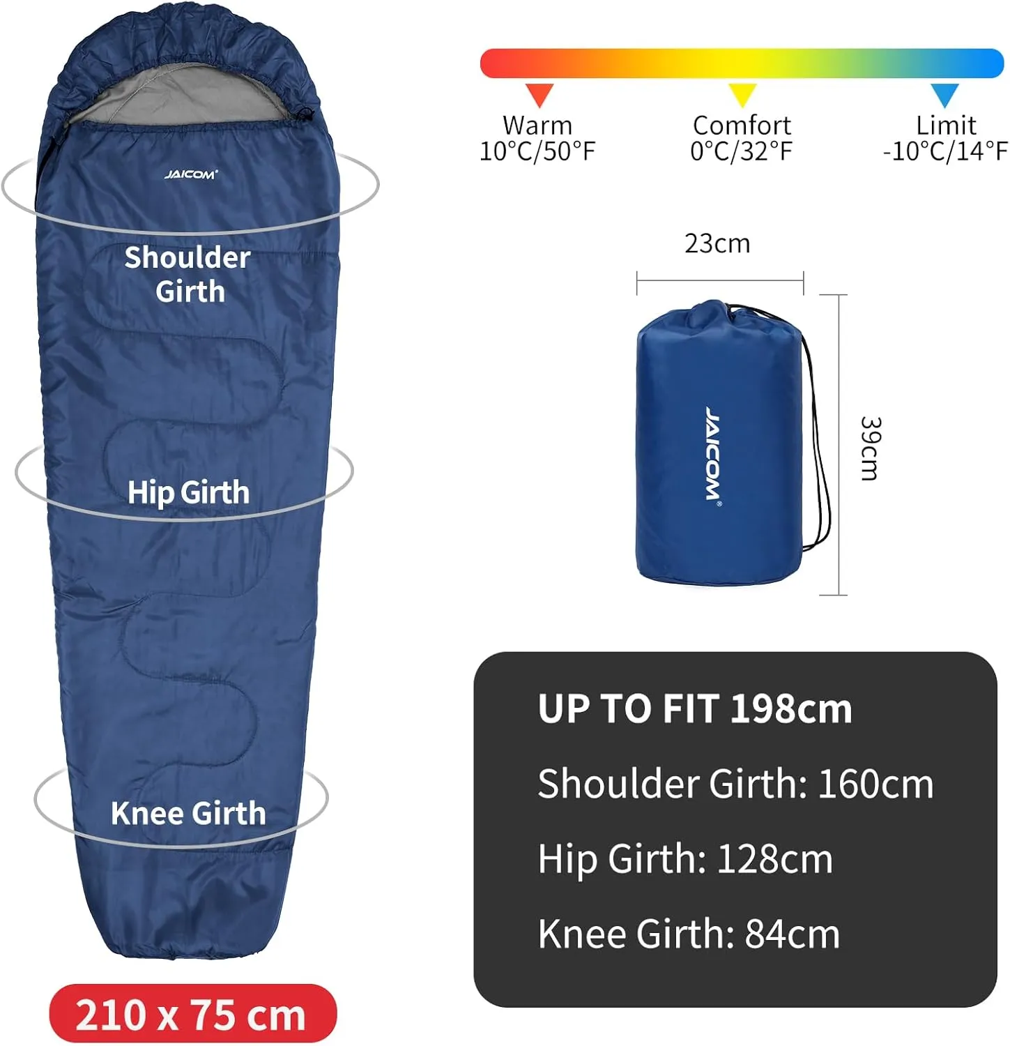 Cold Weather Mummy Sleeping Bag 15°F Extreme 3-4 Season Sleeping Bag for Adults - 0 Degree Winter Sleeping Bag, Machine Washable for Hiking Backpacking & Outdoor Activities