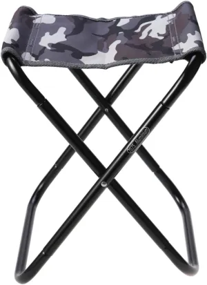 Collapsible Camping Foldable Chair Aluminum Alloy Portable Lightweight Hiking Fishing Traveling BBQ Beach Camouflage Grey