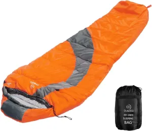 Compact Lightweight Mummy Sleeping Bag, Compression Sack Waterproof for Camping & Hiking & Backpacking