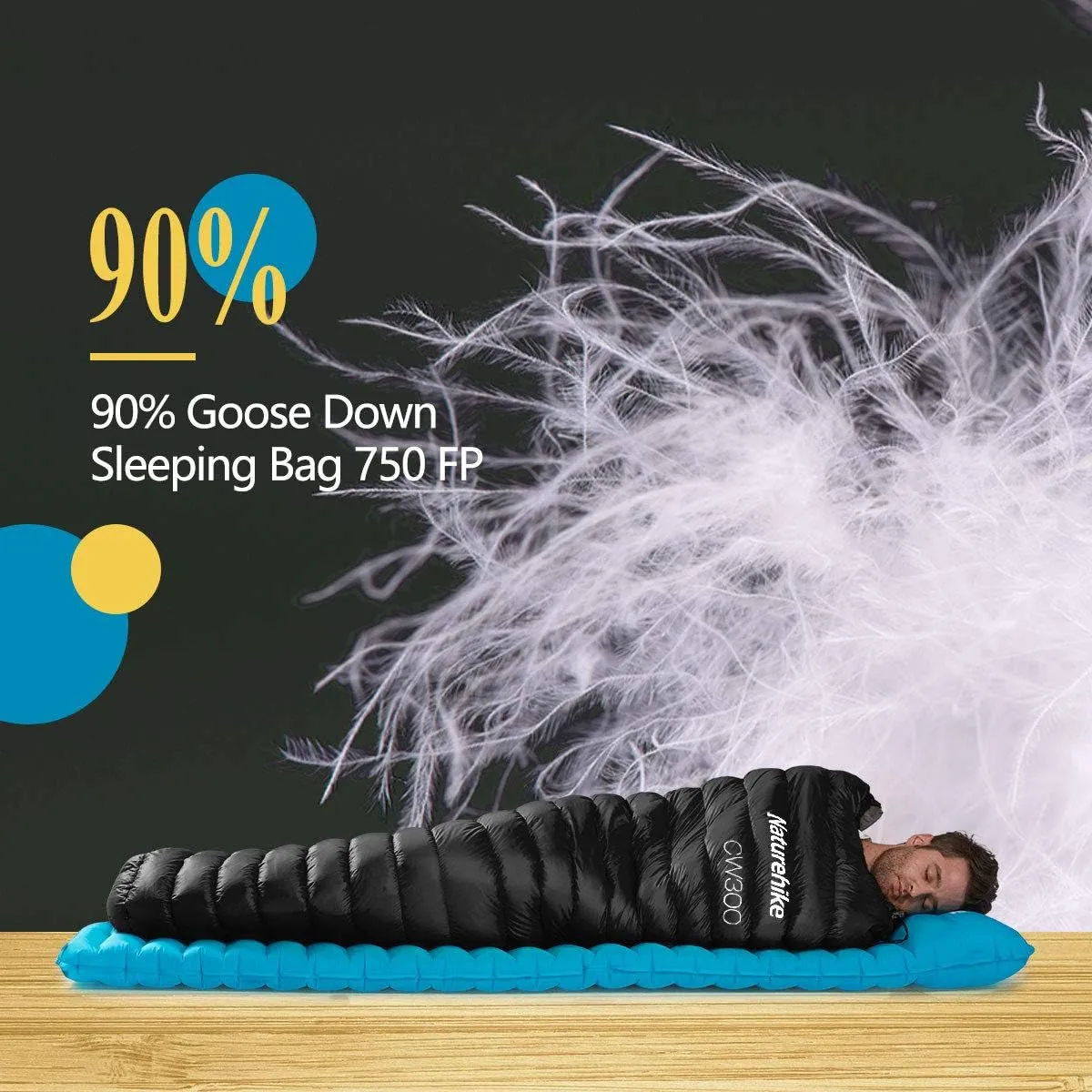 Compact Mummy 0 Weather Goose Degree Cold Sleeping for Ultralight down Adults Bag, Sleeping Bag Expert advice Privacy-focused