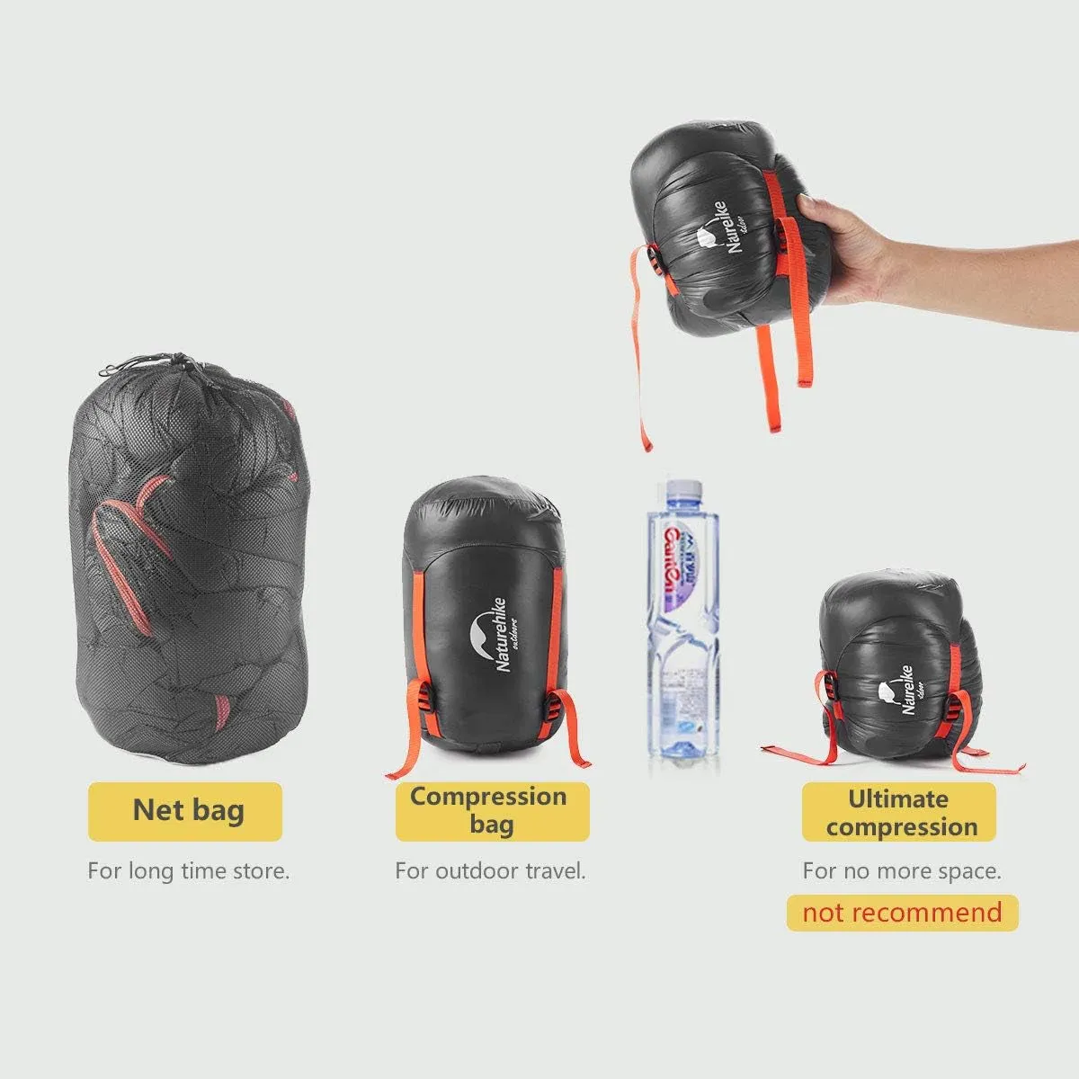 Compact Mummy 0 Weather Goose Degree Cold Sleeping for Ultralight down Adults Bag, Sleeping Bag Expert advice Privacy-focused