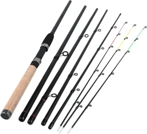 Cork Handle Feeder Spinning Fishing Rod 3.0M L M H Power Travel Rod Carp Feeder DaJiKan (Color : Burgundy)