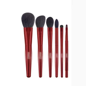 Cosmetic Brush Set Of 6 Eye Shadow Brush Gift Box Packaging Makeup Tools Makeup Brushes