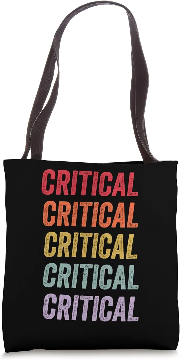 Critical Tote Bag