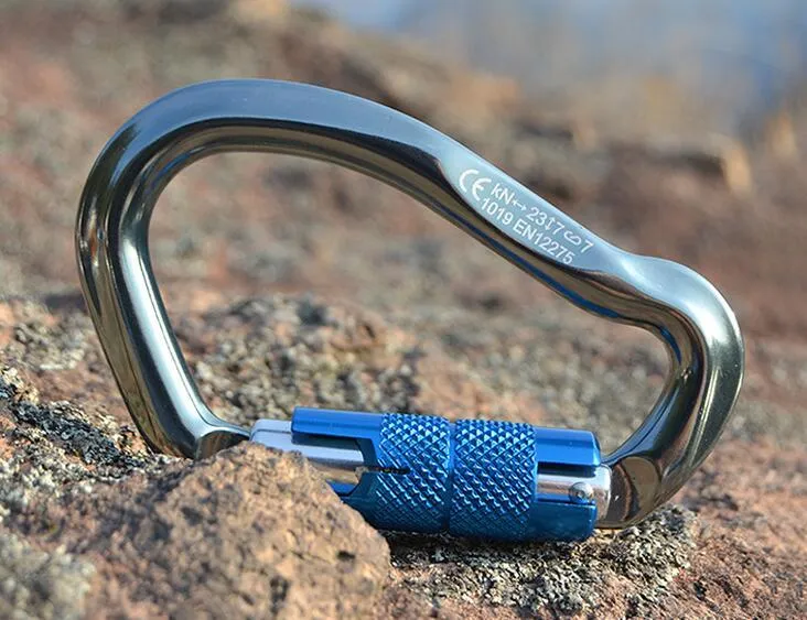 D Carabiner Shape Locking Power-efficient PZ6A Climbing Special promotion Hook Strength Ultra