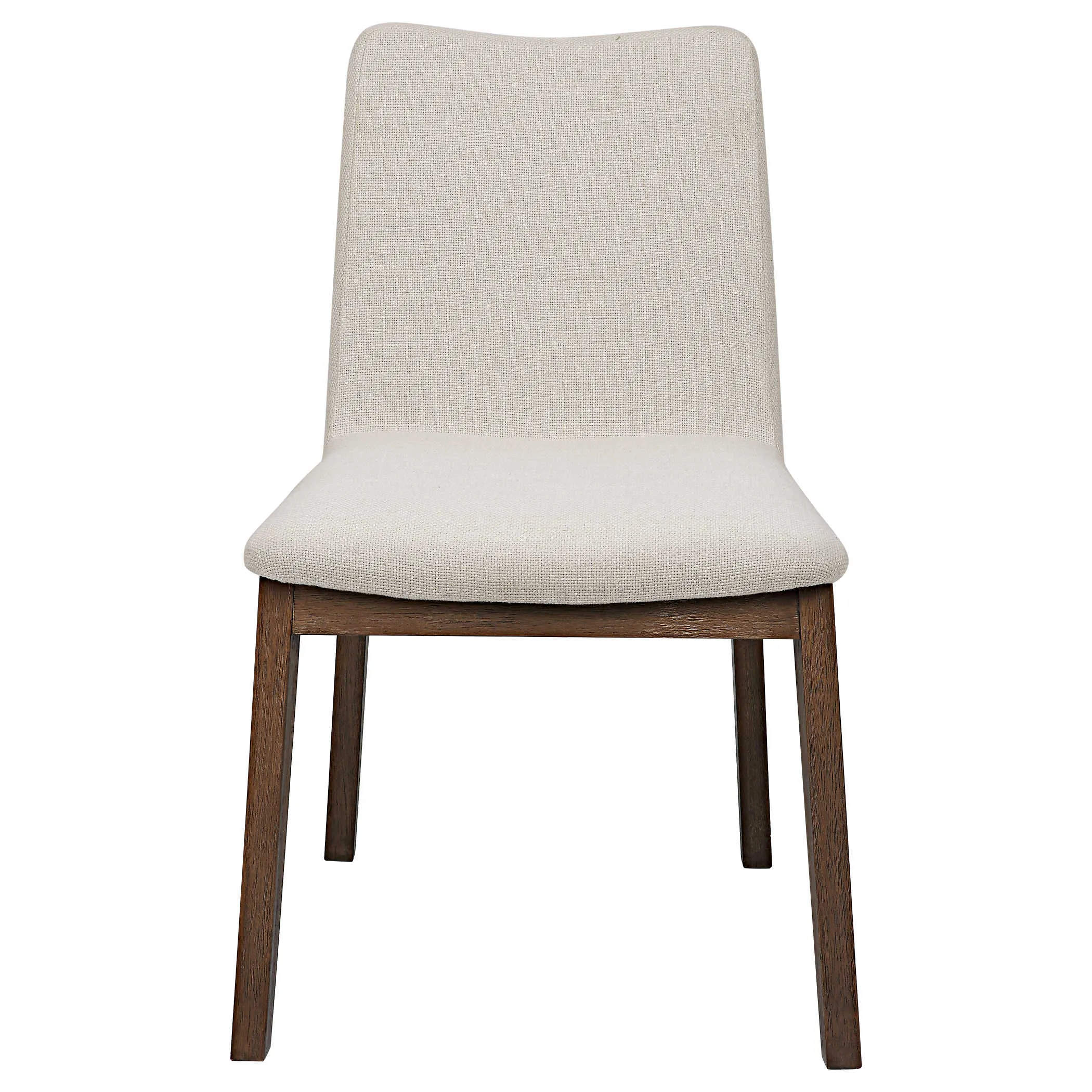 Delano Armless Chair in Wood Frame Set/2