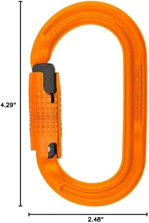 DMM Ultra O Locksafe Orange 3-Stage Auto-Locking Carabiner