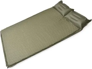 Double Self-Inflating Sleeping Pad with Pillow,Moisture-Proof Camping Pad,Perfect for Hiking & Backpacking