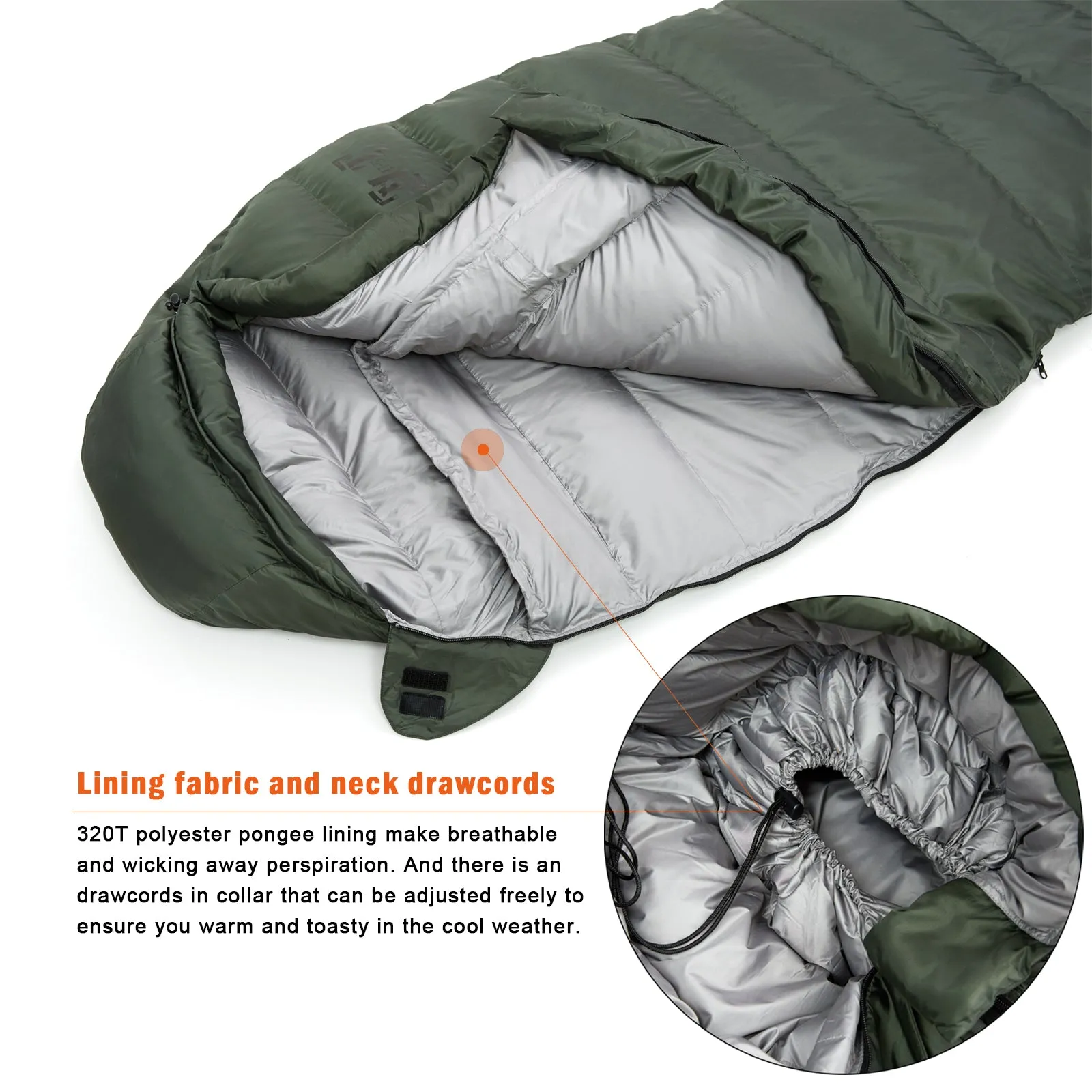 Down Mummy Sleeping Bag