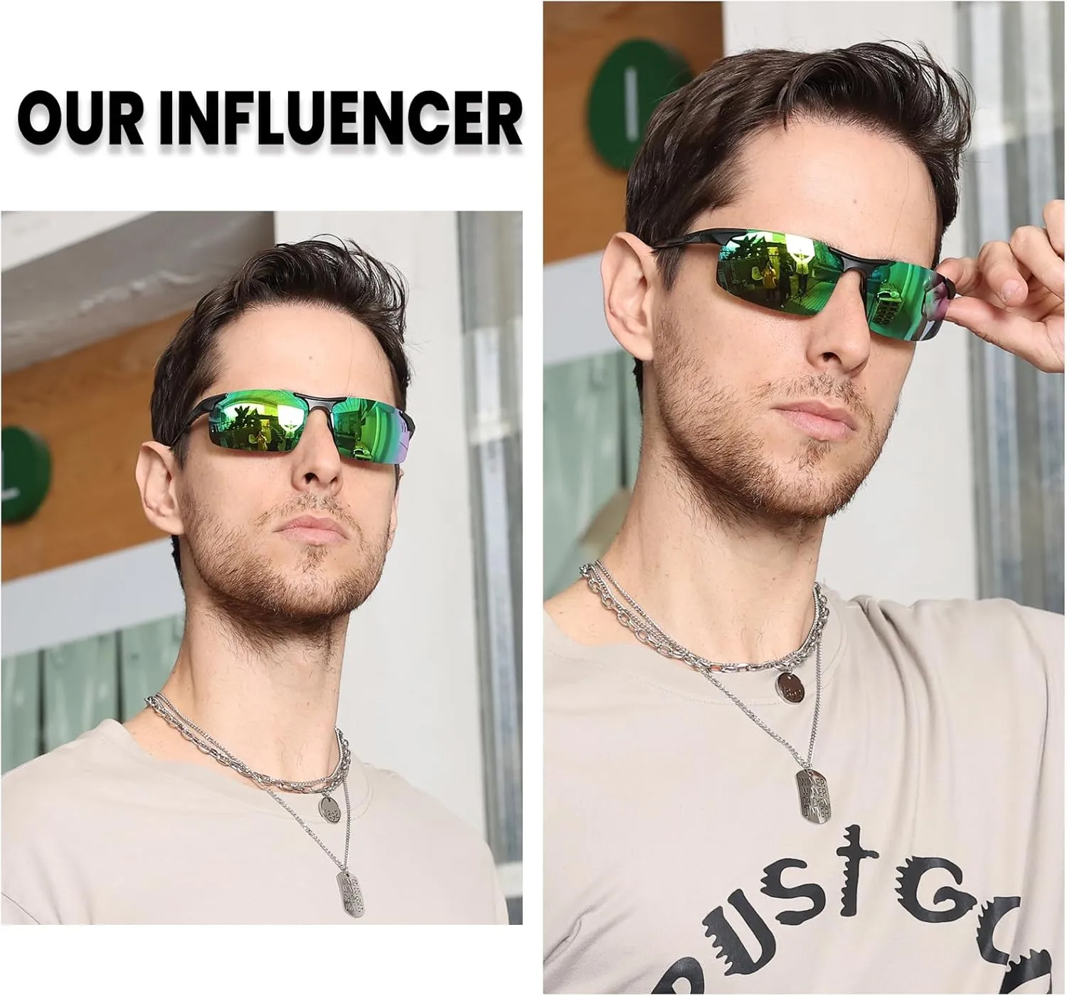 DUCO Men's Sports Polarized Driving Carbon Fiber Sunglasses for Men UV400 Protection DC8277