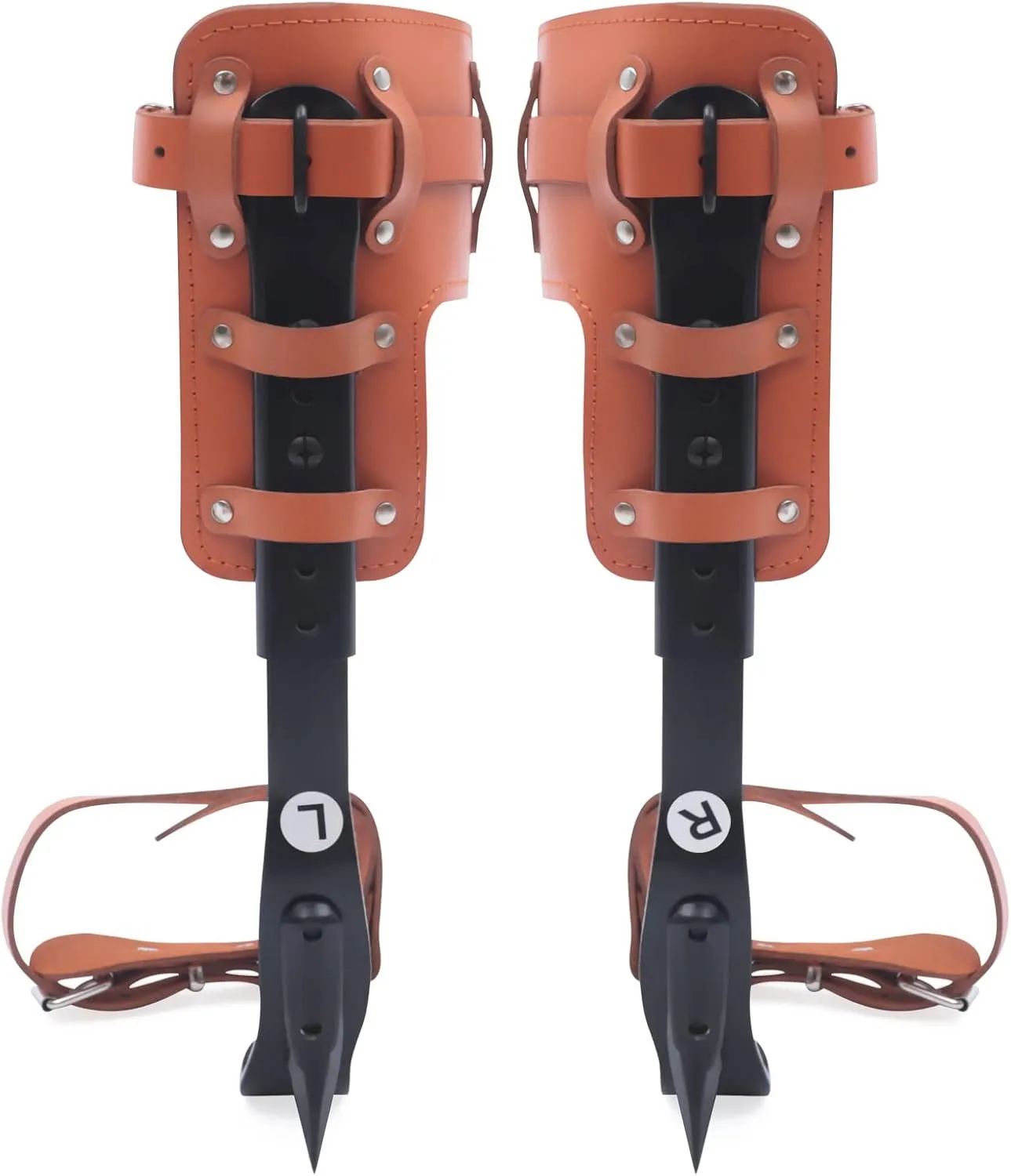 DYRABREST Tree Climb Spikes Set,Adjust Belt Straps,Tree Pole Climbing Shoes Tool for Picking Fruit,Climbing and Sports