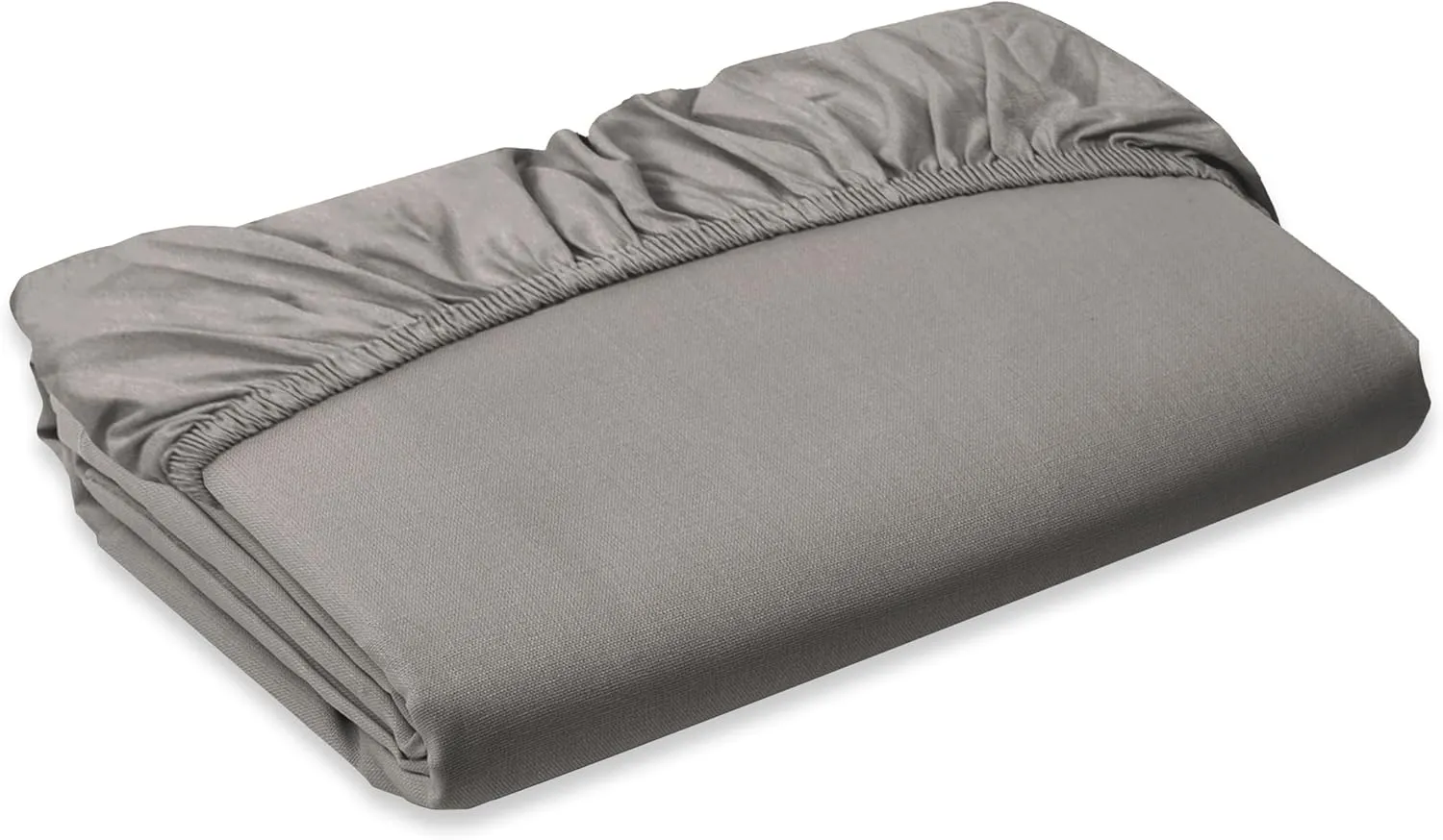 Elegant Comfort Super Soft 1-Piece Single Extra Deep Pocket 1500 Premium Hotel Quality Microfiber Fitted Sheet for High Mattress up to 21" inch with Double Sided Smart Pockets, King, Gray