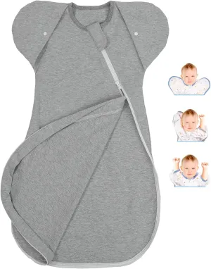 Eray Baby Zipper Swaddle Transitonal Sleep Sack 3-6Months Infant Sleeping Bag Wearable Blanket Sleepwear