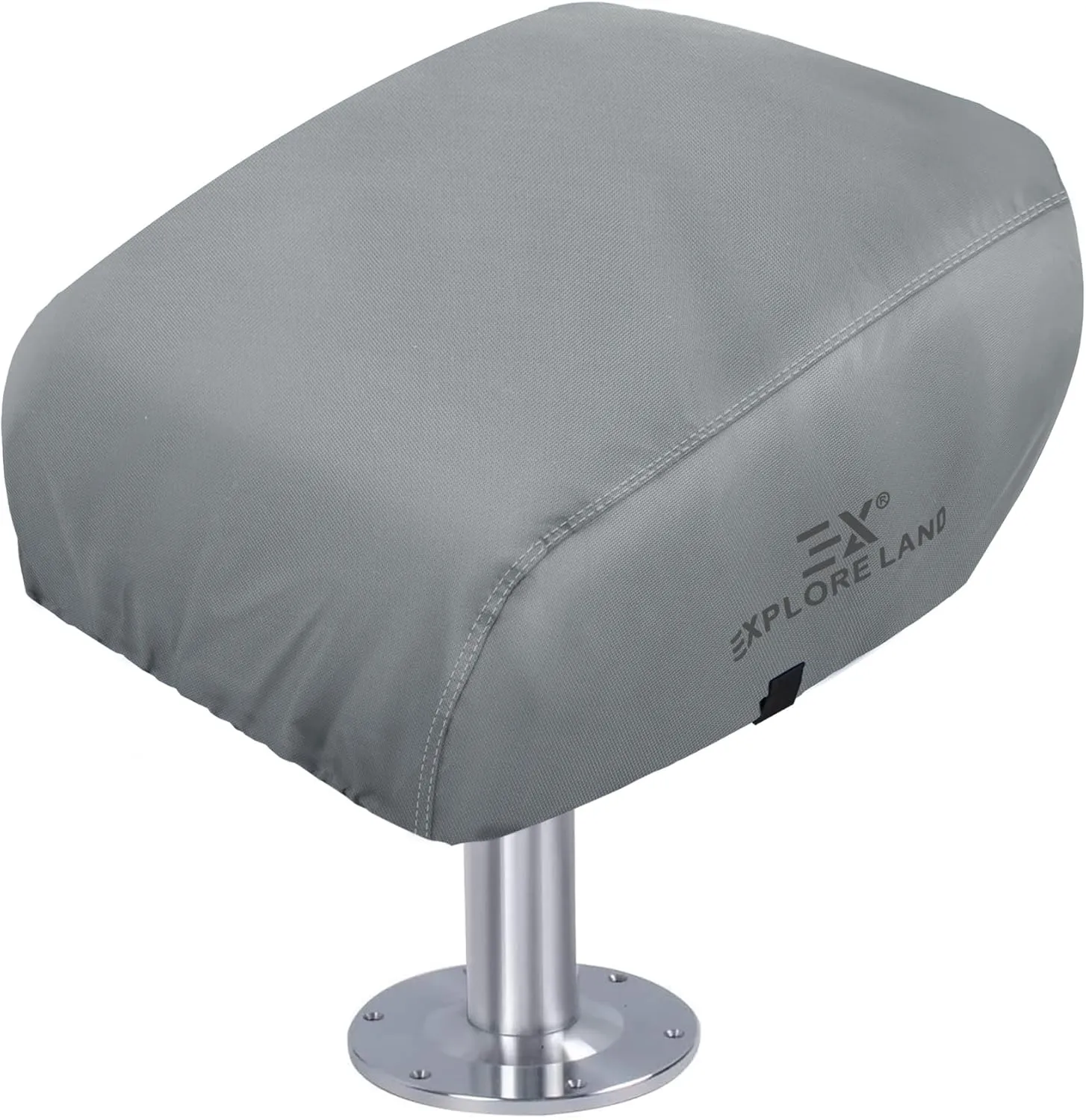 Explore Land Boat Folding Seat Cover - Waterproof 600D Heavy Duty Boat Folding Chair Cover - 18W x 20D x 14H inch, Grey