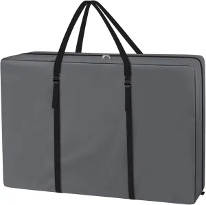 Explore Land Heavy Duty Chair Storage Bag for Folding Longue Zero Gravity Light Weight Transport Folding Rollator Walker (Grey)