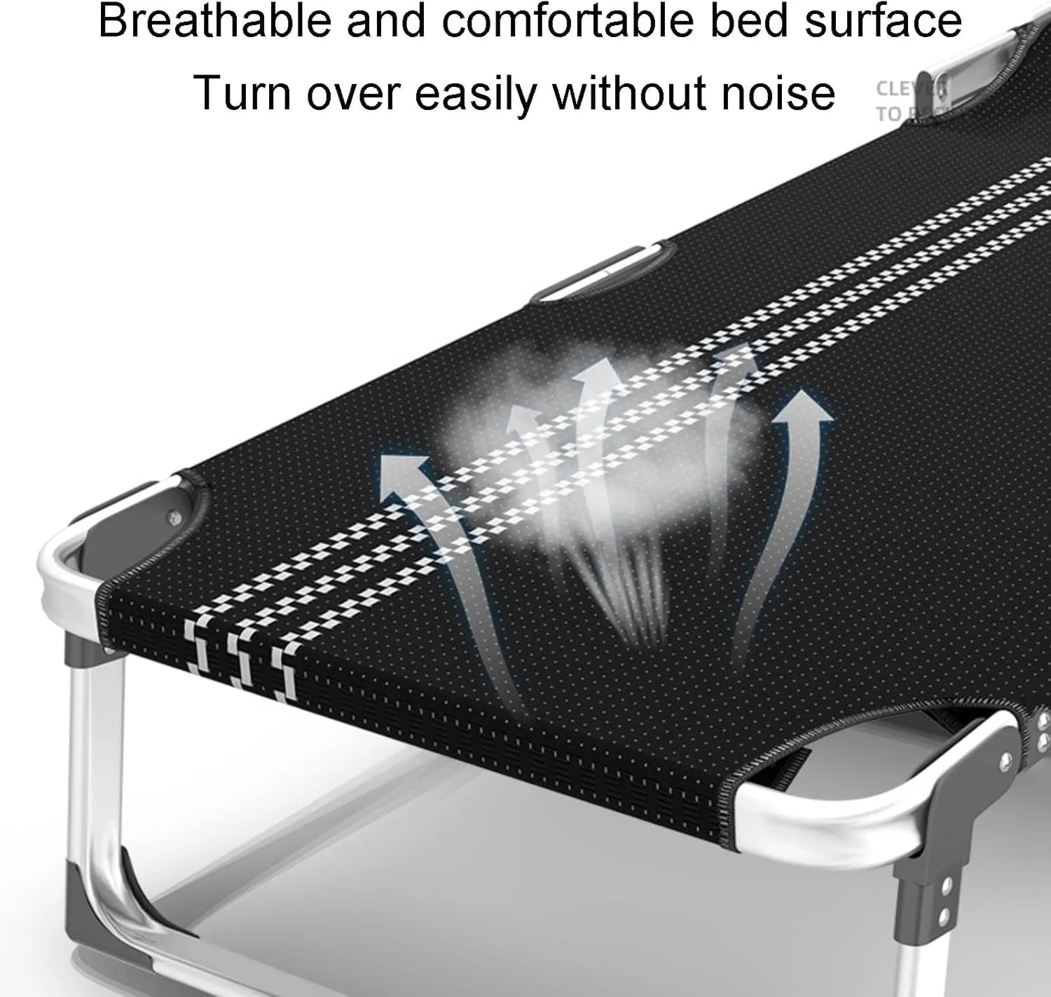 EYPKPL cots for Sleeping Portable Folding Bed 5 Gears Adjustable Folding Camping Bed with Mattress Cots for Camping Support 200kg Lounge Chair Stretching Freely