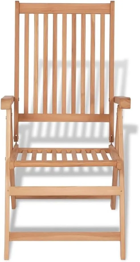 fire Pit Chairs,high Chair,Patio Furniture,Beach Chair,Reclining Patio Chairs 2 pcs Solid Teak WoodFor Gardens, patios, Balconies