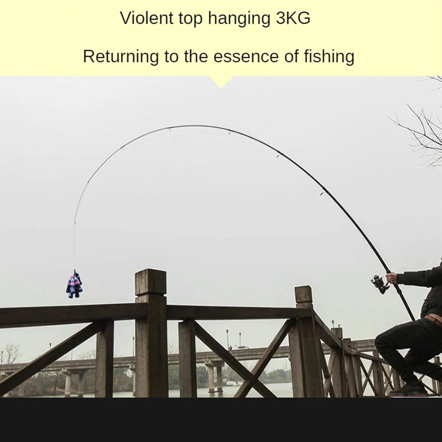 Fishing poles High Carbon Telescopic Fishing Rod Portable Carp Spinning Rods Super Hard Sea Rod Fishing Gear Long Shot Distance Throwing Pole Pen fishing rod ( Color : Rod , Length : 3.0 m )