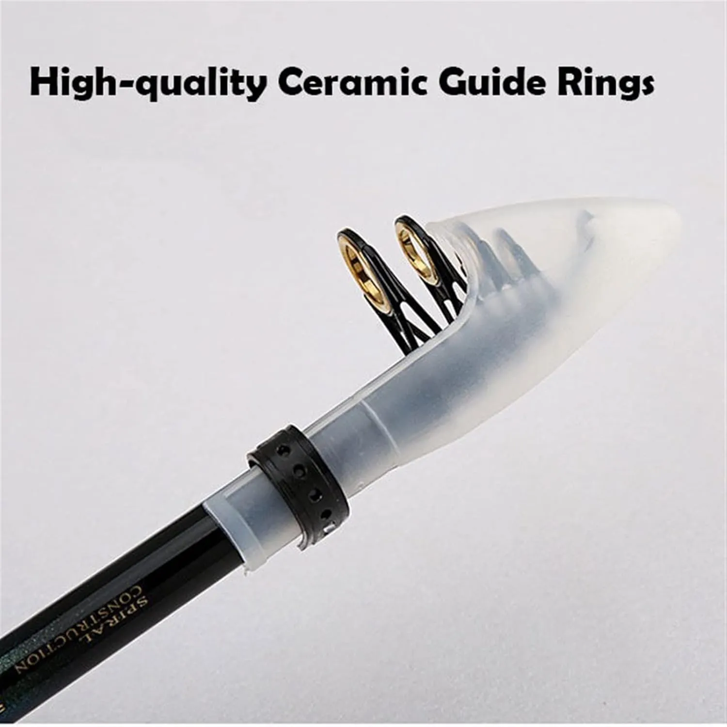 Fishing Rod Fishing Poles Telescopic Fishing Rod 2.1M -3.6M Spinning Carp Fishing Rod Feeder Hard Carbon Carbon Fiber Telescopic Fishing Rod Fishing Pole Kit(Black,2.1 m)