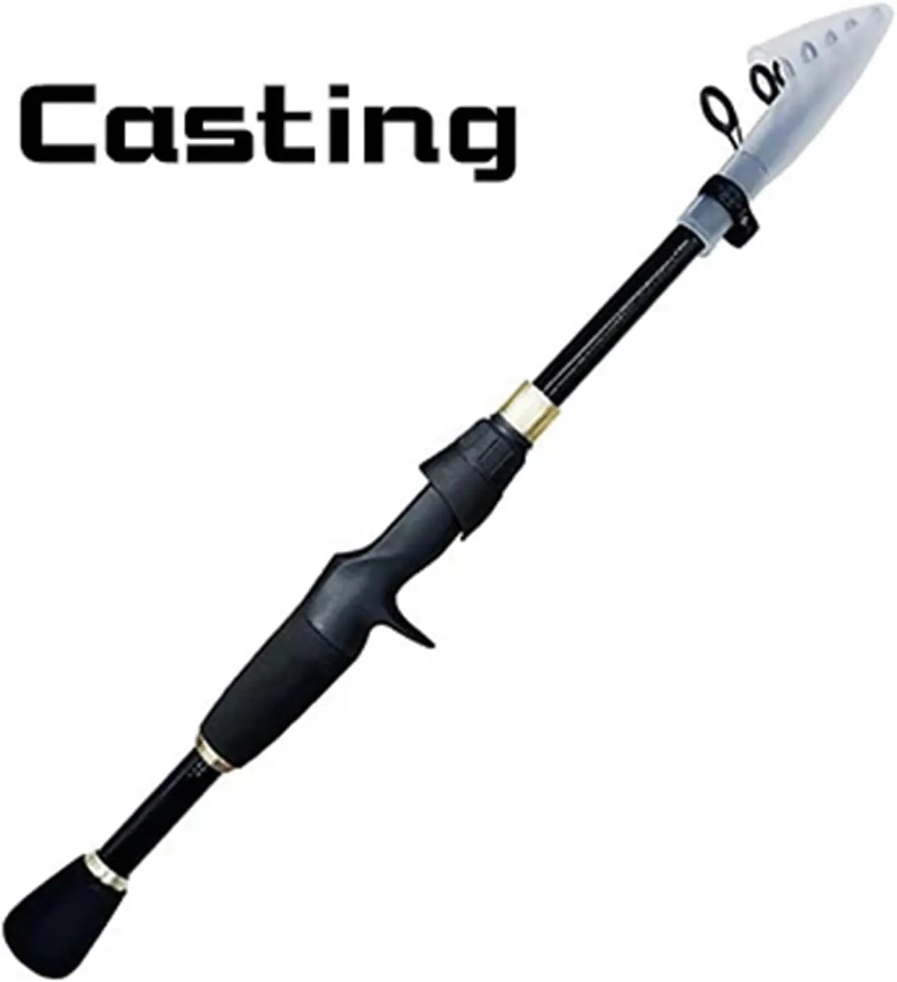 Fishing Rod Telescopic Fishing Rods Ultralight Weight Spinning Casting Carbon Pole Fishing Accessories Lure Weight 10-30g(2.4 m,Casting Rod)