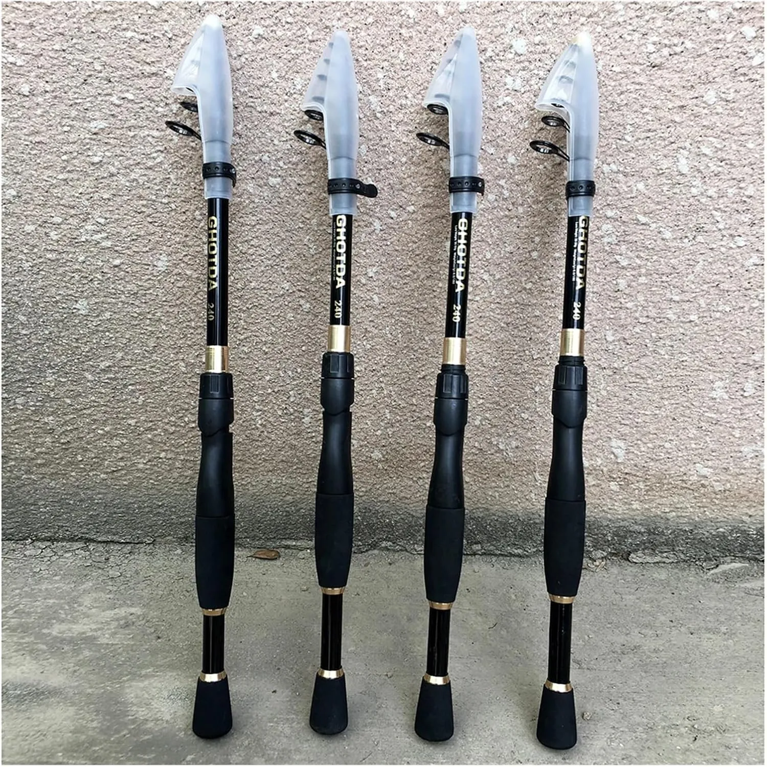 Fishing Rod Telescopic Fishing Rods Ultralight Weight Spinning Casting Carbon Pole Fishing Accessories Lure Weight 10-30g(2.4 m,Casting Rod)