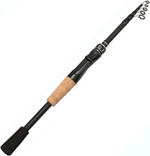 Fishing Rod Telescopic Lure Rod Carbon Spinning Rod Baitcasting Fishing Pole 8g-25g Wooden Handle(2.4 m,Spinning Rod)