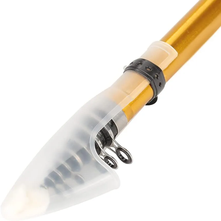Fishing Rod Telescopic Portable Fishing Pole Glass Fiber with Ceramic Guide Ring,for Sea Fishing