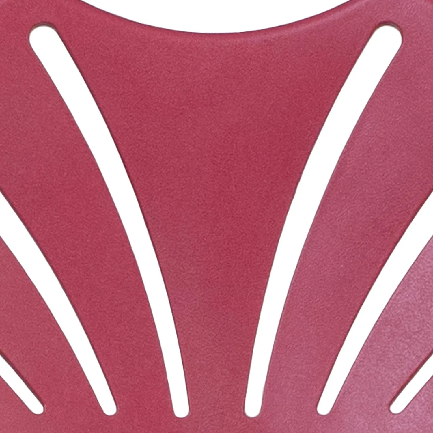 Flash Furniture HERCULES Series 650 lb. Capacity Burgundy Plastic Fan Back Folding Chair