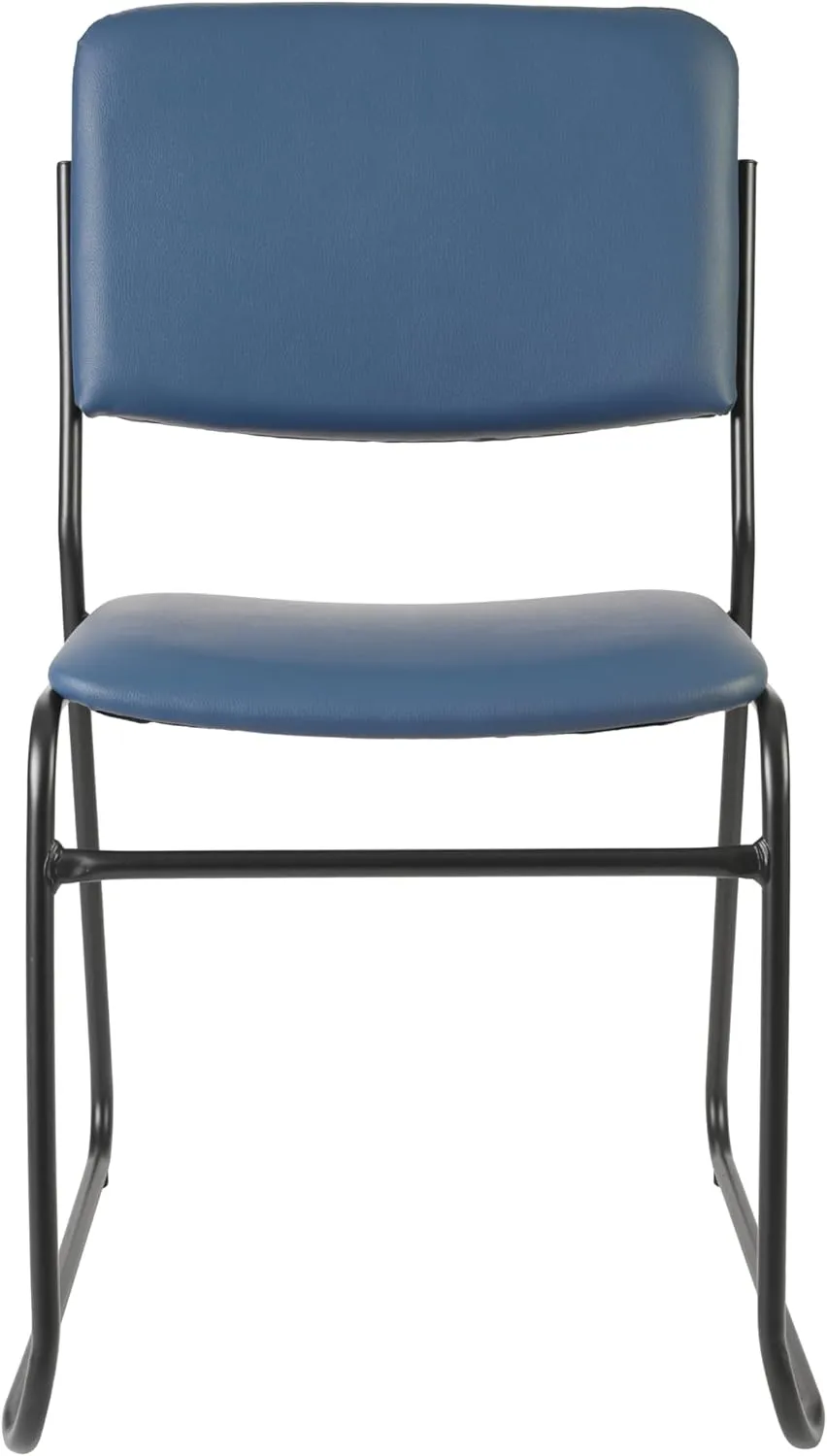 Flash Furniture Hercules Series High Density Vinyl Stacking Chairs for Waiting Rooms and Offices, Lobby Chairs with Padded Seat and Frame, Navy