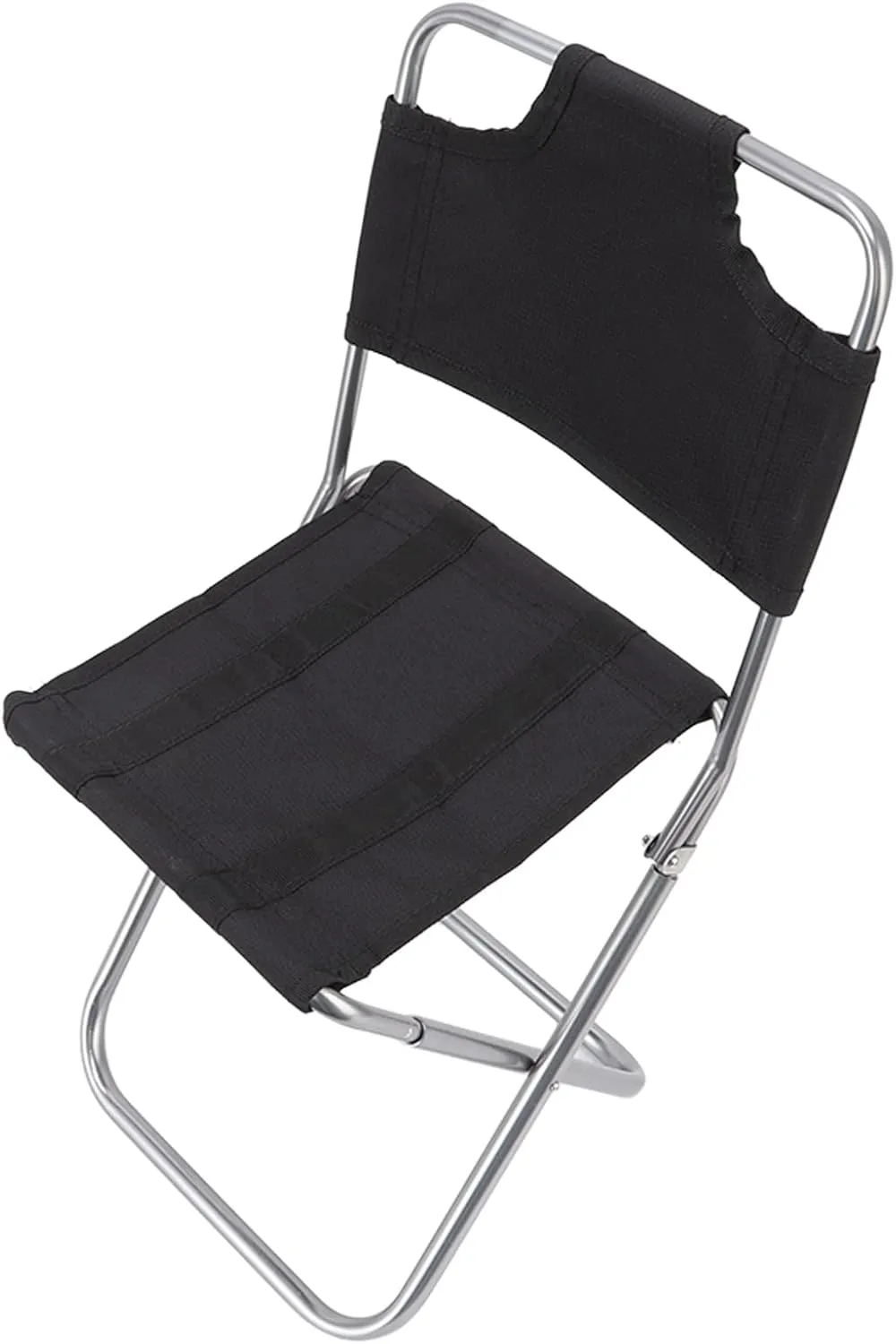 flexman Portable Folding Chair, Breathable Oxford Cloth Fishing Chair, Small Backrest Folding Chair for Camping, Barbecue, Fishing, Backpacking