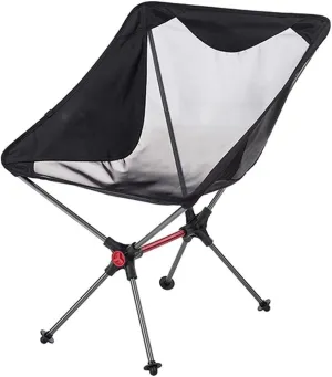 Folding Camping Chair Outdoor Folding Chair Camping Beach Portable Simple Backrest Folding Sketching Seat Stool with Mesh Fabric Backrest Indoor Outdoor Folding Chair