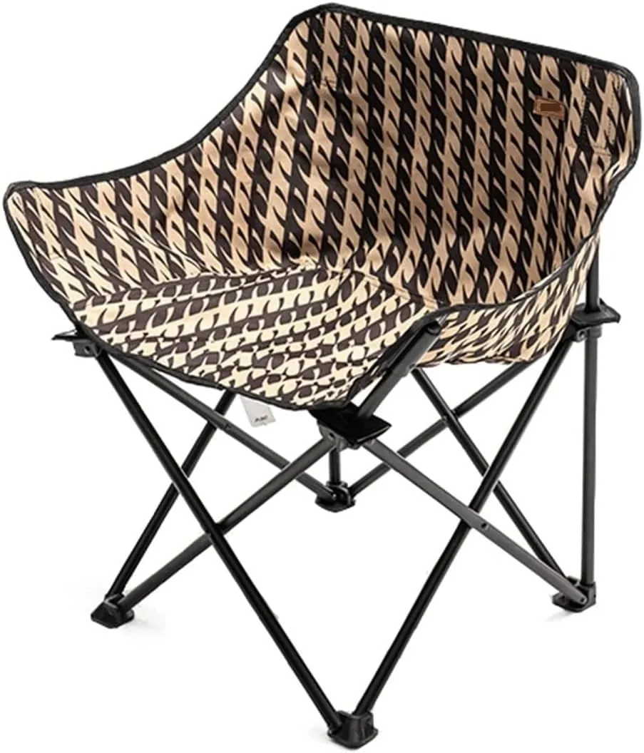 Folding Camping Chair Portable Lightweight Beach Stool with Aluminum Frame for Outdoor Hiking Indoor