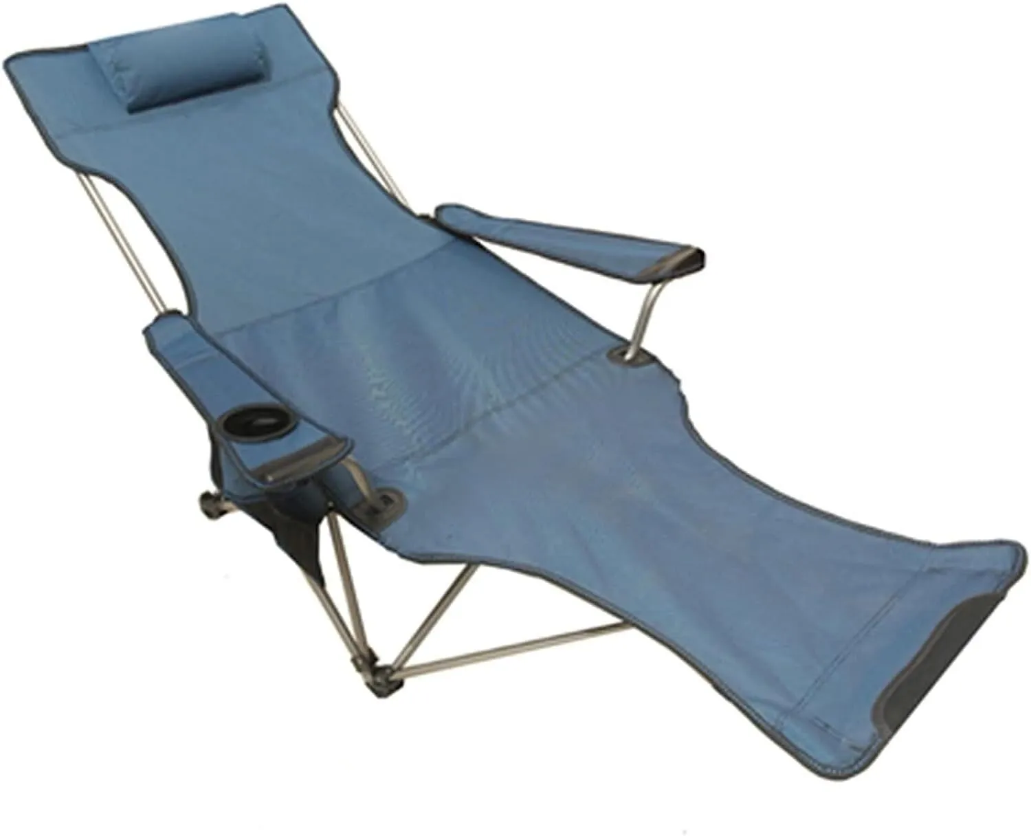 Folding Chairs Outdoor Camping Lounge Chair Portable Reclining Camping Chair Folding Seat with Footrest with Headrest Storage Bag Hiking Lawn Beach