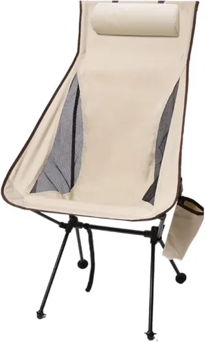Folding Moon Chair – Portable Telescopic Stool for Outdoor Camping, Fishing, Hiking, Picnic, Beach, and Travel Lightweight, Waterproof, Ergonomic Design