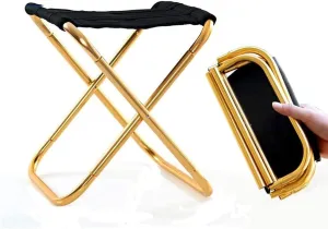 Folding Stool, Portable Outdoor Chair, Art Sketching Chair, Ultralight, Fishing Chair, Camping Chair, Stool Beach Lounger
