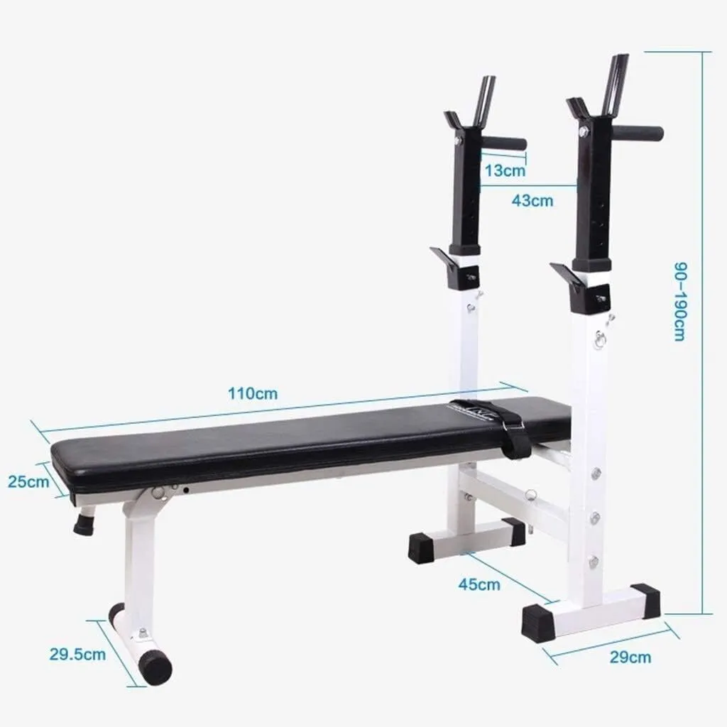 Folding Weight Table, Multifunctional Dumbbell Bench, Press, Folding Squat Rack, Home Fitness Equipment