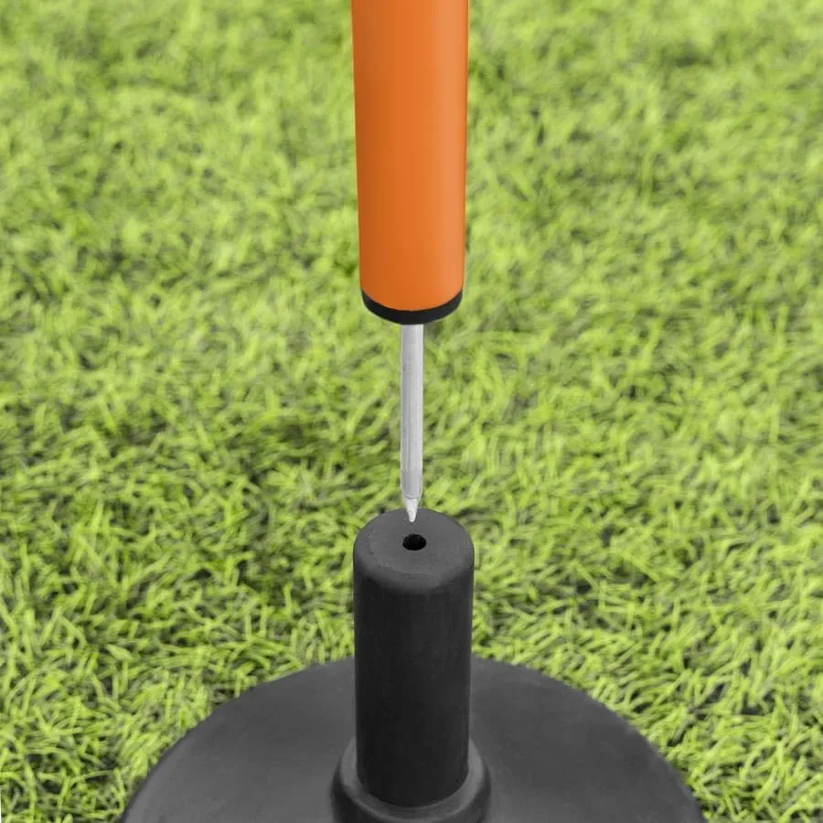 FORZA Telescopic Slalom Training Poles [Pack of 8] | Adjustable, Shatterproof PVC Poles for Agility and Speed Training | Multi-Sport Use | 8 Bold Colors