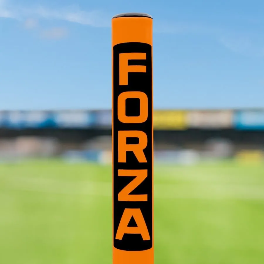 FORZA Telescopic Slalom Training Poles [Pack of 8] | Adjustable, Shatterproof PVC Poles for Agility and Speed Training | Multi-Sport Use | 8 Bold Colors