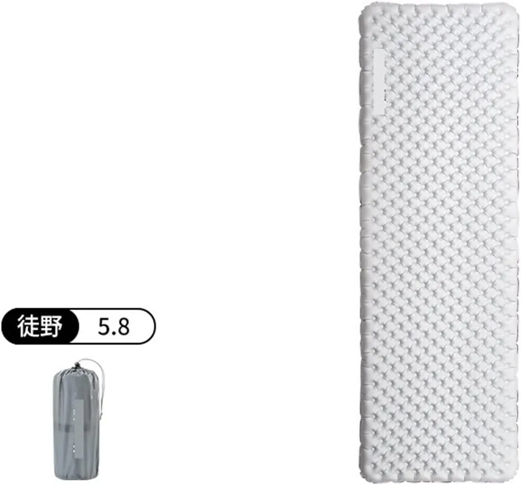 GaRcan Camping Ultra Light Inflatable Cushion Portable Outdoor Tent Sleeping Mat Moisture-Proof Pad Thermal Air Cushion R5.8 (Square Enlarge)