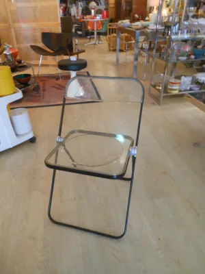 Giancarlo Piretti for Castelli Plia Lucite Folding Chair
