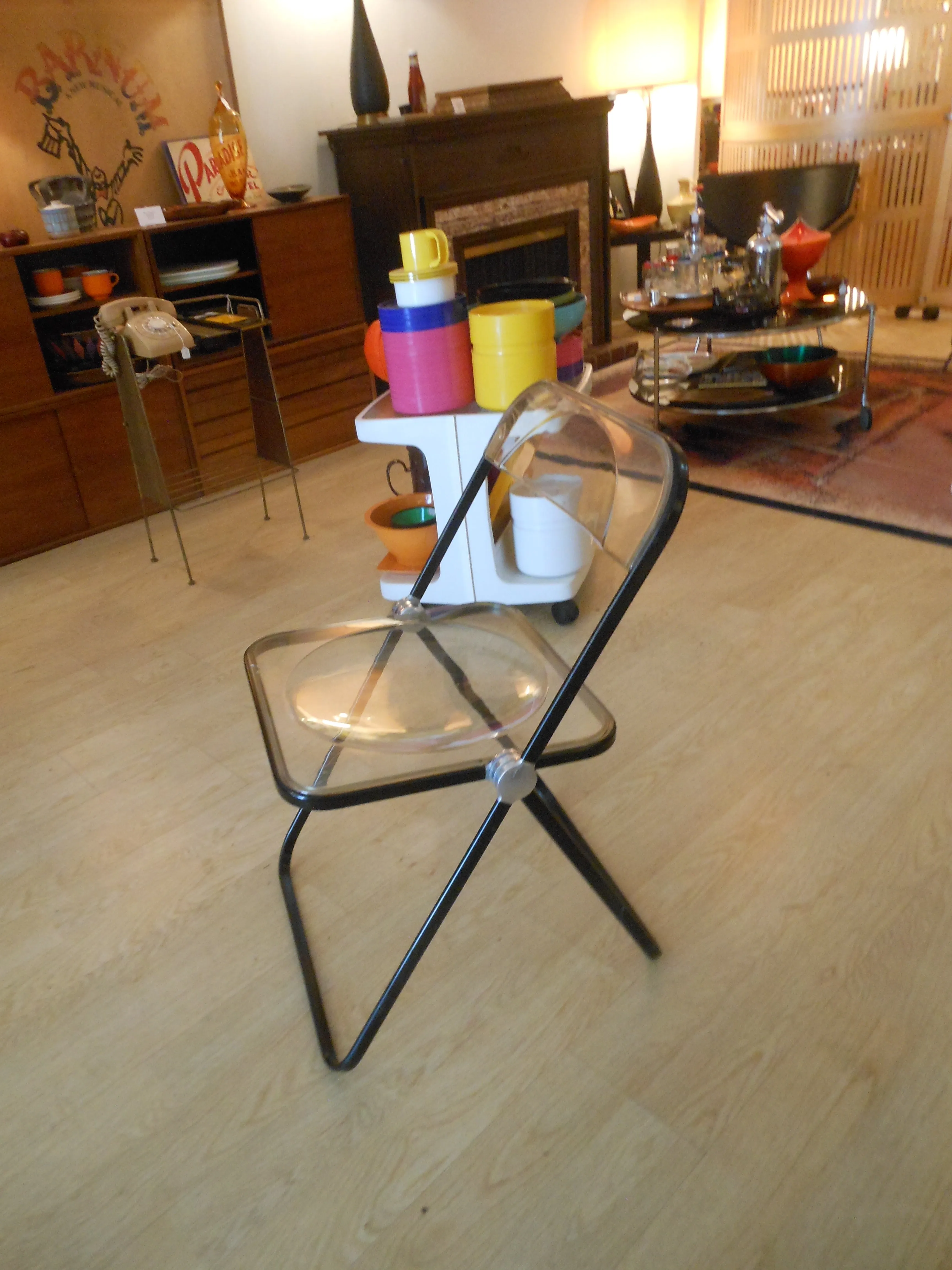 Giancarlo Piretti for Castelli Plia Lucite Folding Chair