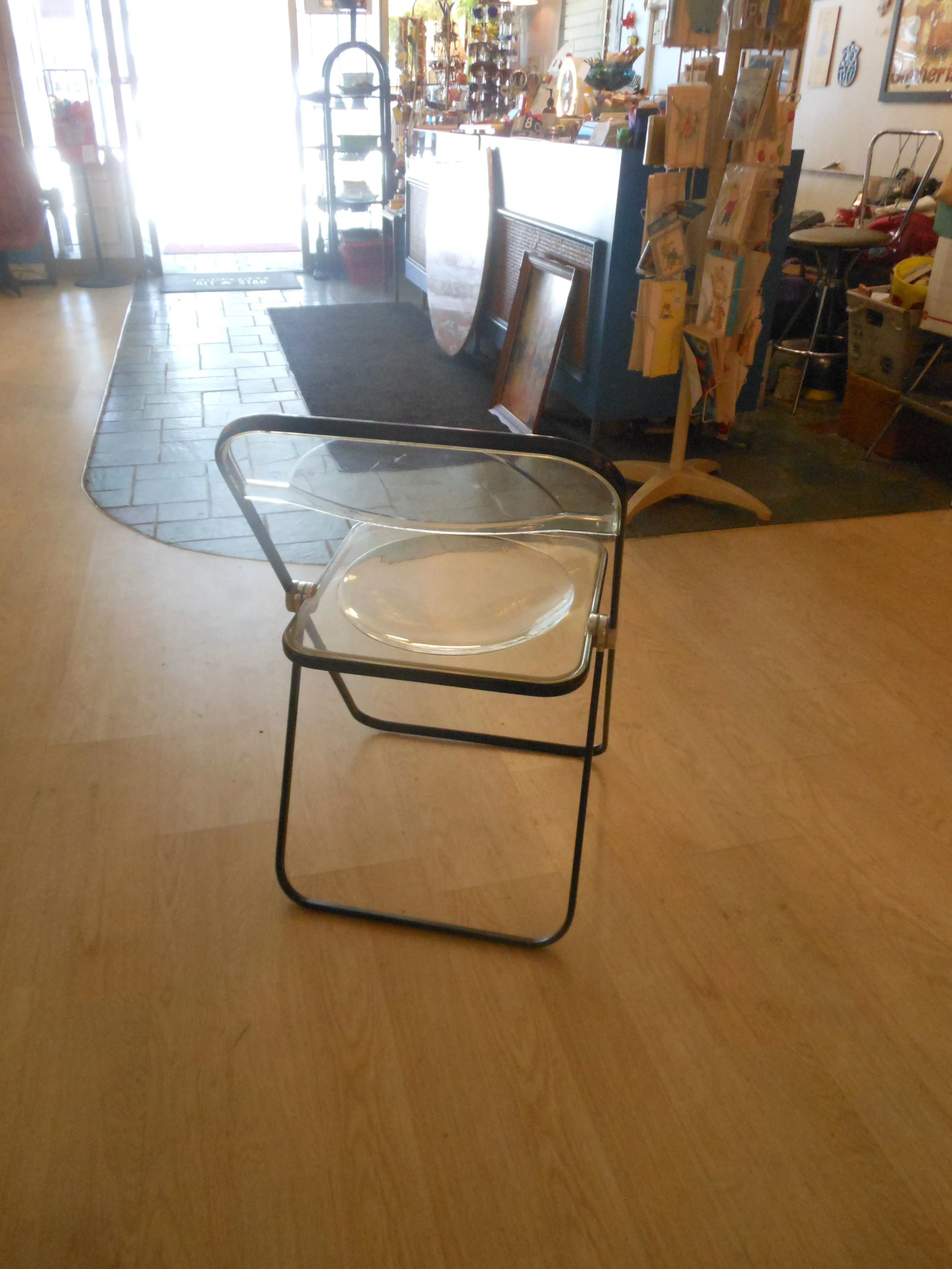 Giancarlo Piretti for Castelli Plia Lucite Folding Chair