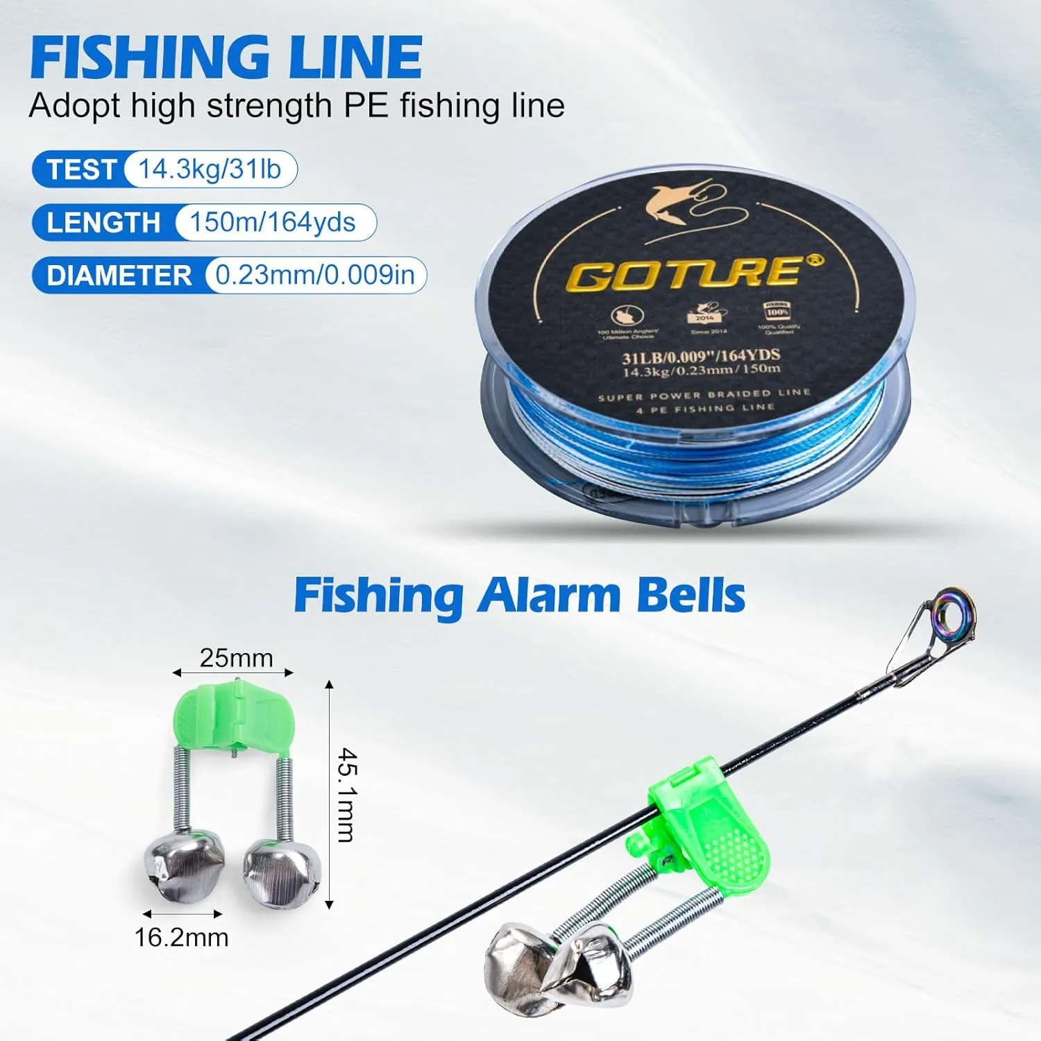 Goture Fishing Rod and Reel Combos-Telescopic Fishing Pole Spinning Reel Lures Set with Carrier Bag,Telescopic Rod Kit for Starter Travel Saltwater Freshwater Fishermen, Gear Gifts for Men