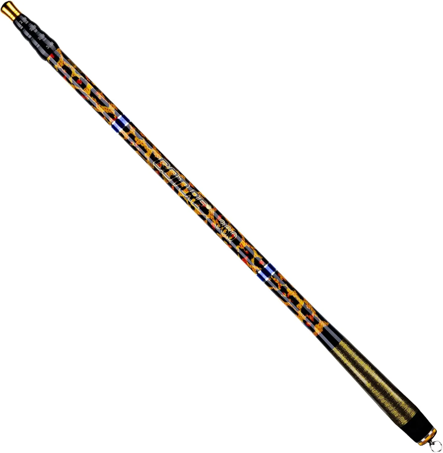 Goture Telescopic Ultralight Fishing Pole, Mini Pocket Travel Fishing Pole 28 Tone, Portable Carbon High Strength Inshore Stream River Dike Lake Fishing Rod, 12 15 18 21FT