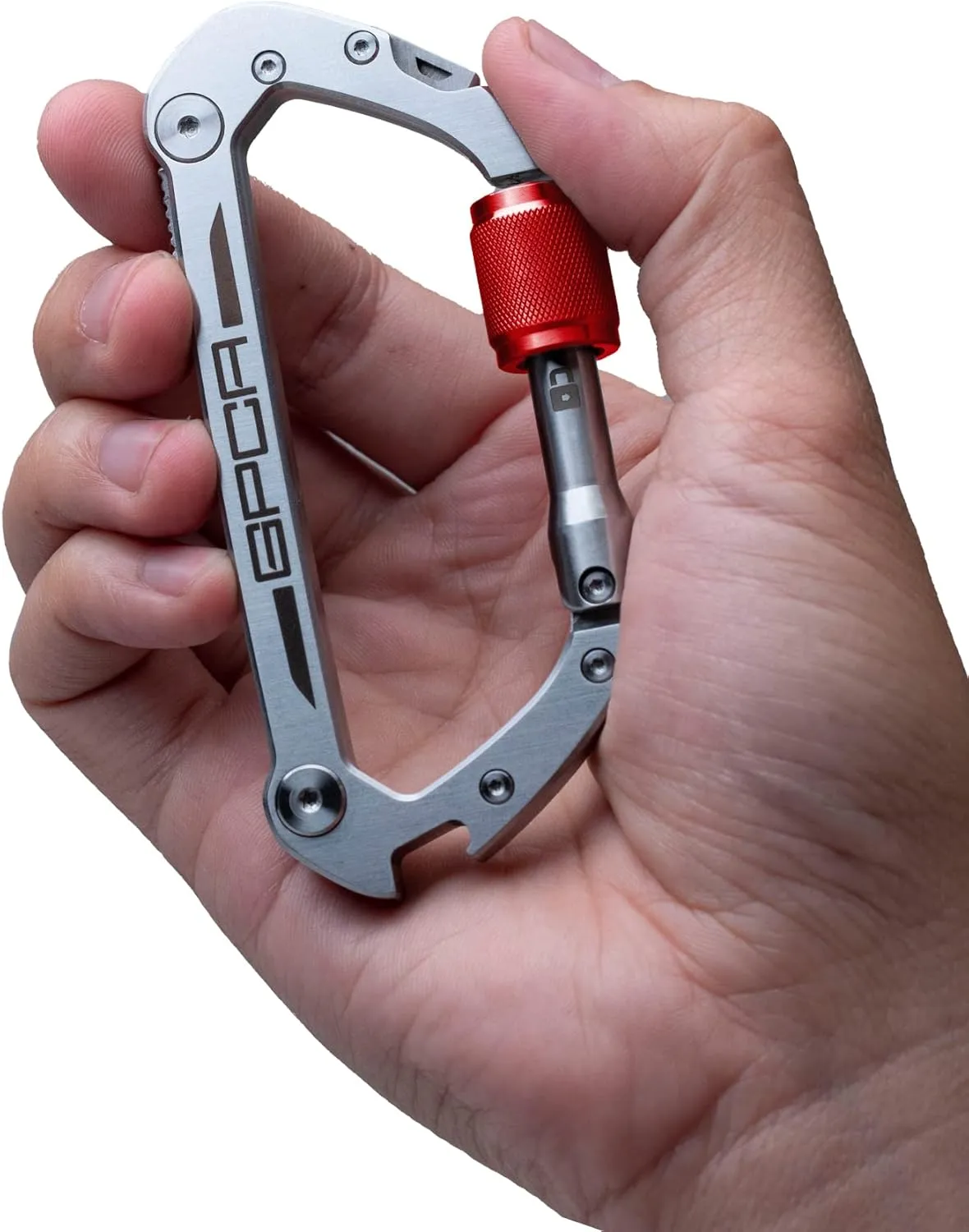 GPCA Carabiner Keychain Clip, Key Organizer, Key Ring, car Key Holder, Multi Tool EDC Gear with Bottle Opener
