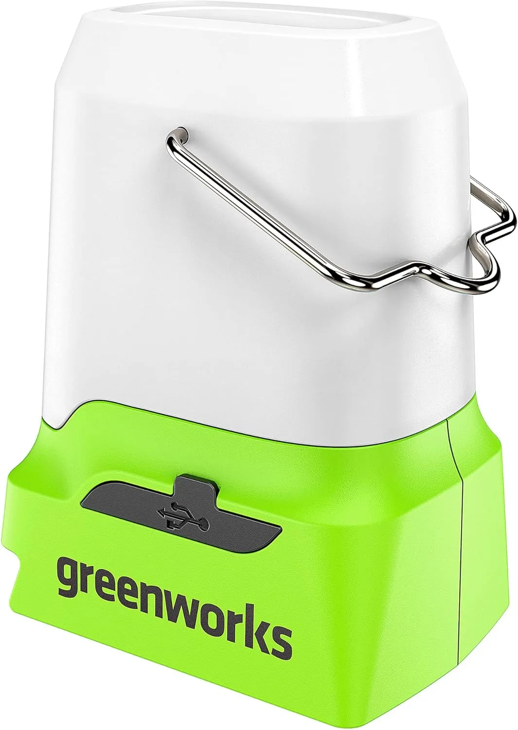 Greenworks 24V Lantern Cordless 500lm Camping Light with USB-A and USB-C Port, tool only
