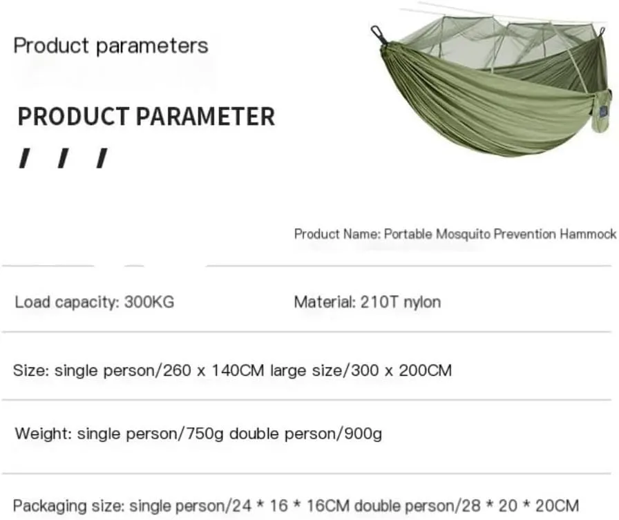 Hammocks Mosquito Net Hammock Double Outdoor Anti-Mosquito Parachute Cloth Swing Outdoor Sleeping Hanging Tree Camping Camping Hammocks(Pink,Small)